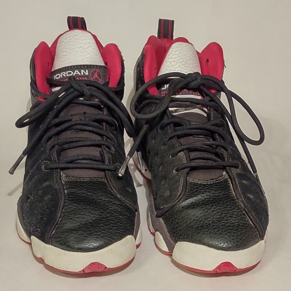 Retro Air Jordans Jordan Jumpman Team 2 Black Rush Pink - Picture 2 of 9